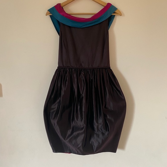 Marc by Marc Jacobs - Silk Cotton Dress - Wild Bow on Bum - Big 80s Prom Style - Picture 7 of 7